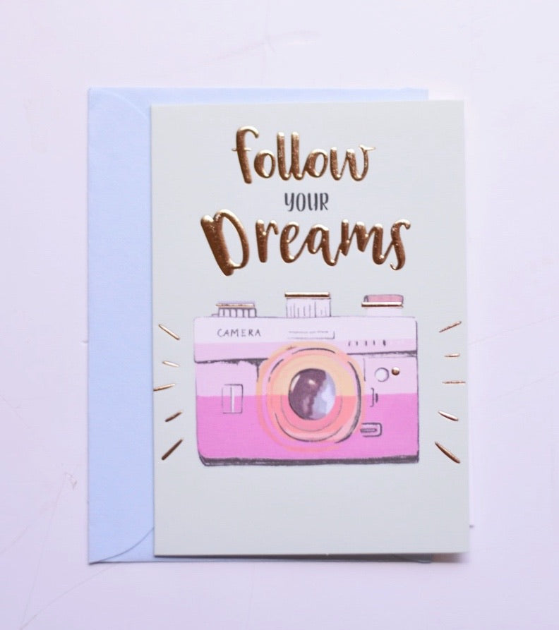 Tarjeta pequeña Follow your Dreams