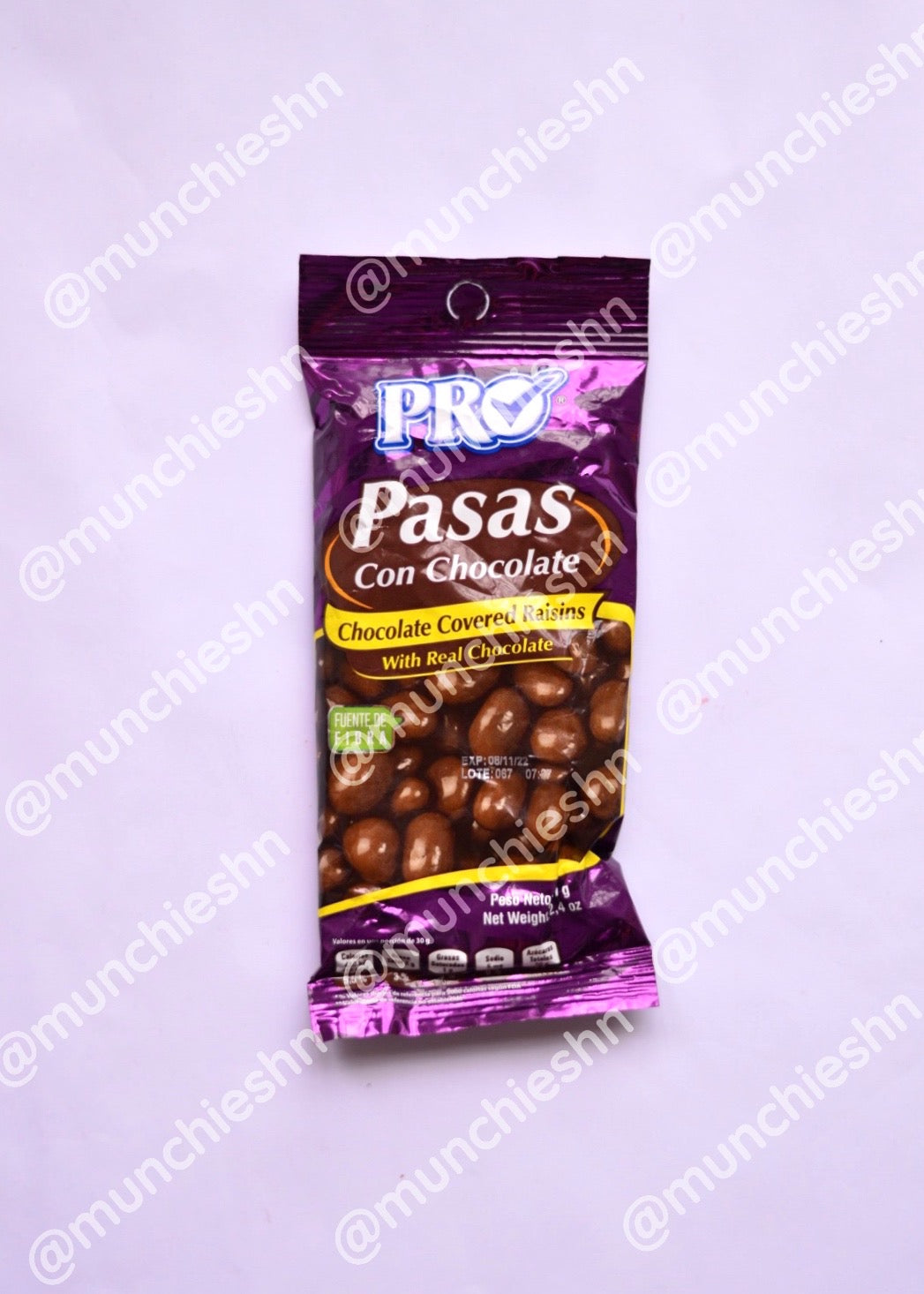 Pro Pasas con Chocolate 70g