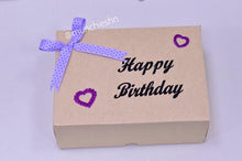Cargar imagen en el visor de la galería, Munchies box Happy Birthday morada
