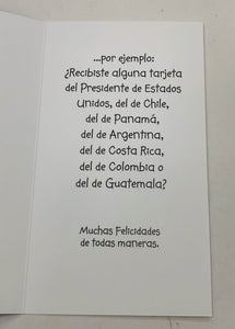 Tarjeta mediana Sinceramente Lo Siento, Me Olvidé de tu Cumpleaños